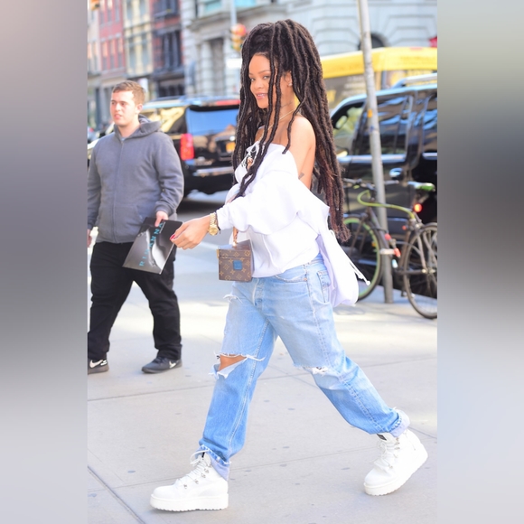 PUMA x FENty Rihanna LaceUp Combat Boots - White - Picture 4 of 12